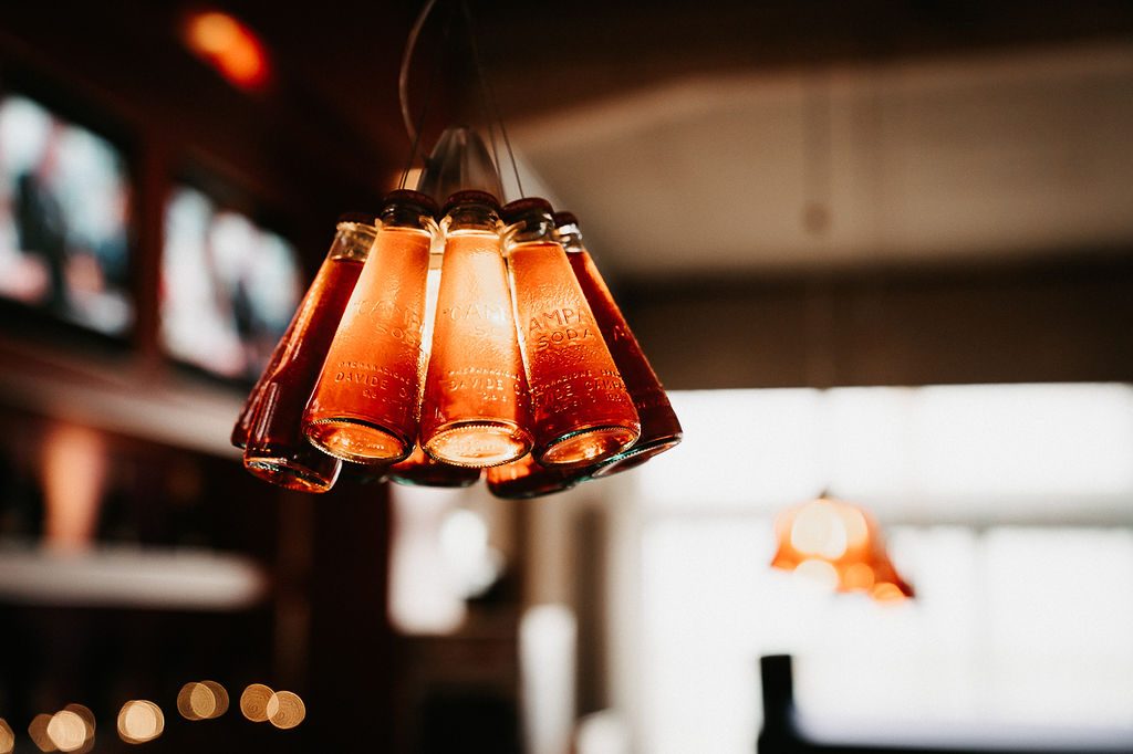 Campari Lampe Hochzeitslocation